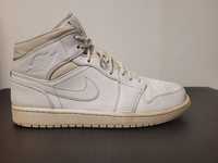 Jordan 1 Mid White oryginalne meskie obuwie Nike