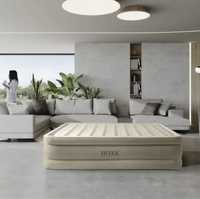 Intex двоспальне ліжко матрас з вбудованим електронасосом