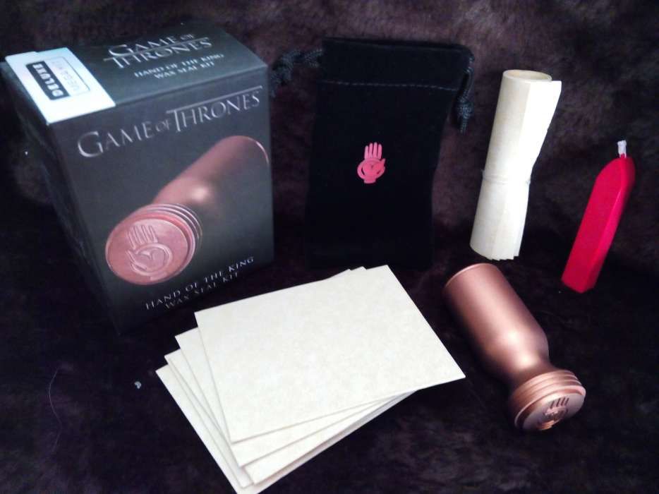 Game of Thrones Guerra dos Tronos - caixa The Hand of the King - novo