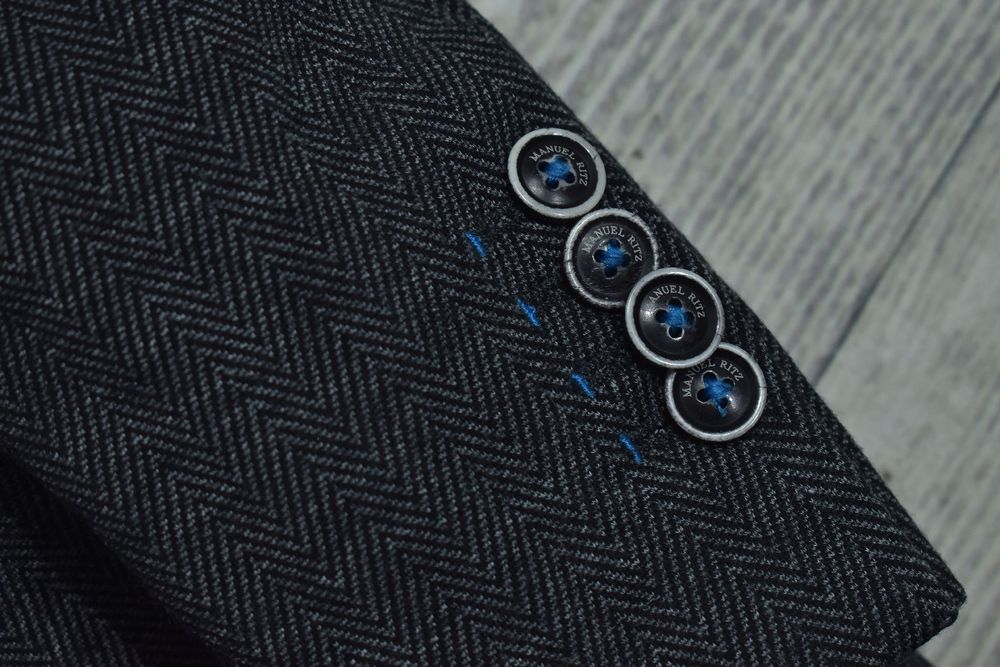 Manuel Ritz Marynarka Bez Podszewki Blazer Slim Fit 52