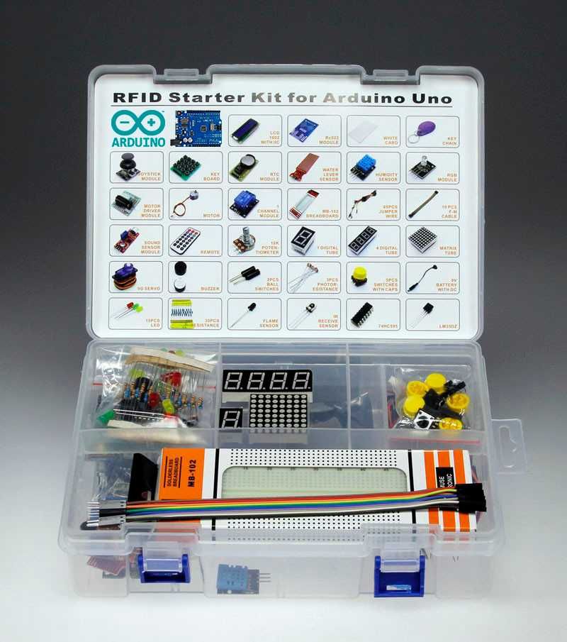 Arduino Ардуино - стартовый обучающий набор для робототехники в кейсе