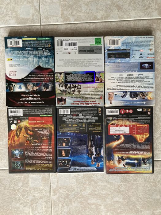 Conjunto de DVD´s filmes clássicos em Francês Wild Hogs Daredevil