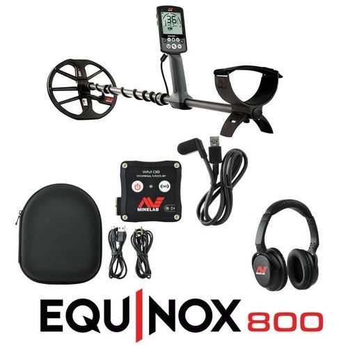 Minelabs - Equinox 800 - Detector de metal / metais Completo - Ótimo E