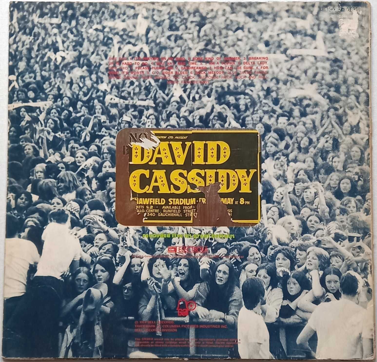 David Cassidy - Cassidy Live! / Płyta Winylowa Rock, Pop, Pop Rock