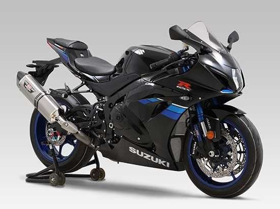 PONTEIRA ESCAPE YOSHIMURA COM TOPO EM CARBONO PARA SUZUKI GSX-R 1000CC