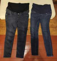 Spodnie jeansy ciążowe H&M skinny L i XL