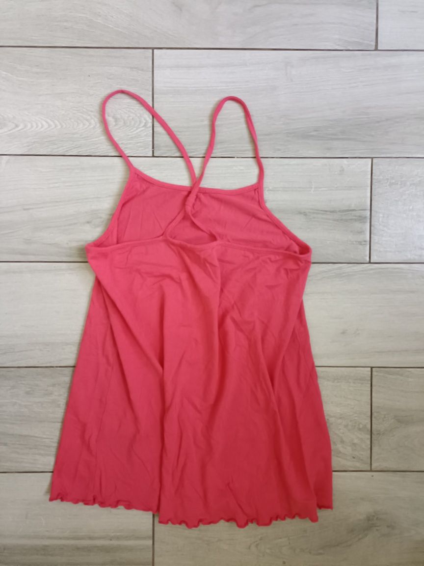 Letnia bluzeczka 158 154 H&M Basic na ramiączkach luźna letnia