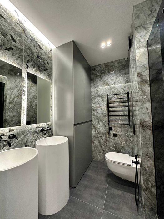 Аркадия, ЖК 42 Жемчужина, 3комн квартира + кухня-гостиная