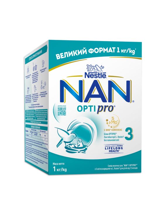 NAN OPTIPRO Дитяча суміш для подальшого годування молочна суха