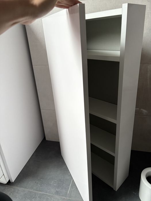 Szafka łazienkowa wisząca biała połysk cersanit