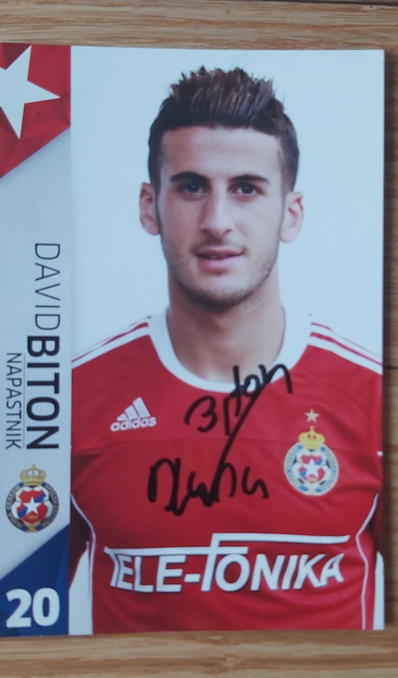 Dudu Biton Wisła Kraków zdjęcie z autografem