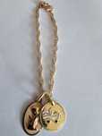 Pulseira ouro 9k com berloques