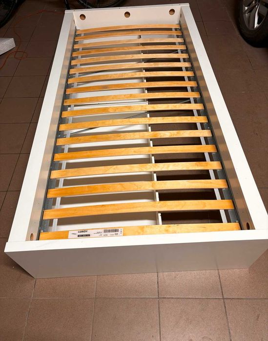 Łóżko MALM - Ikea, białe