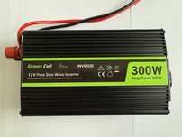 Інвертор 300Вт 12В чиста синусоїда Green Cell