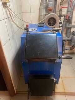Piec stalowy wodny ES-21 KW + 2 pompy Grundfos + zawory
