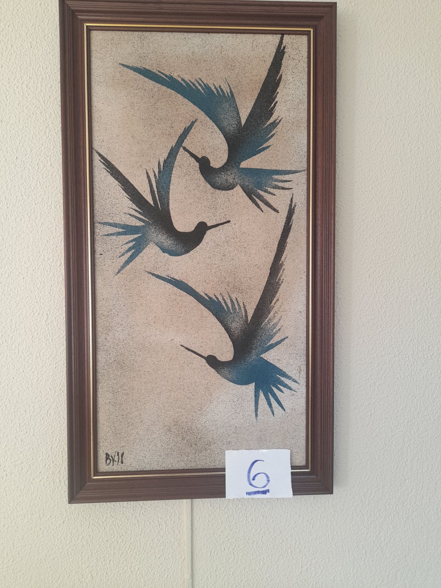 Quadros em tela pintados à mão
