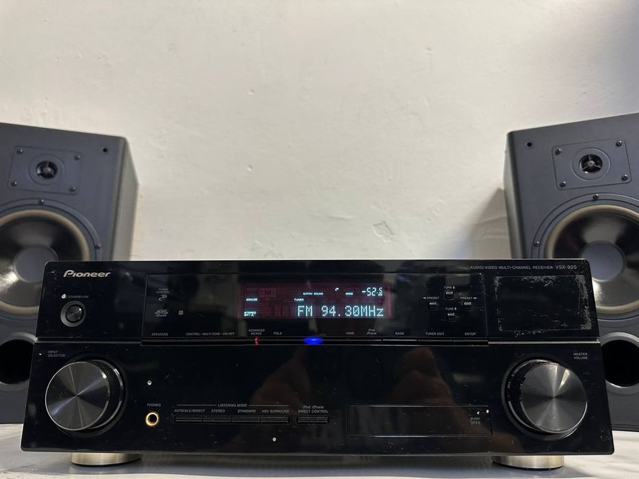 +7.1 Amplituner Pioneer VSX-920-K, 7*140 Watt, HDMI ,USB,  PQLS, LAN,.