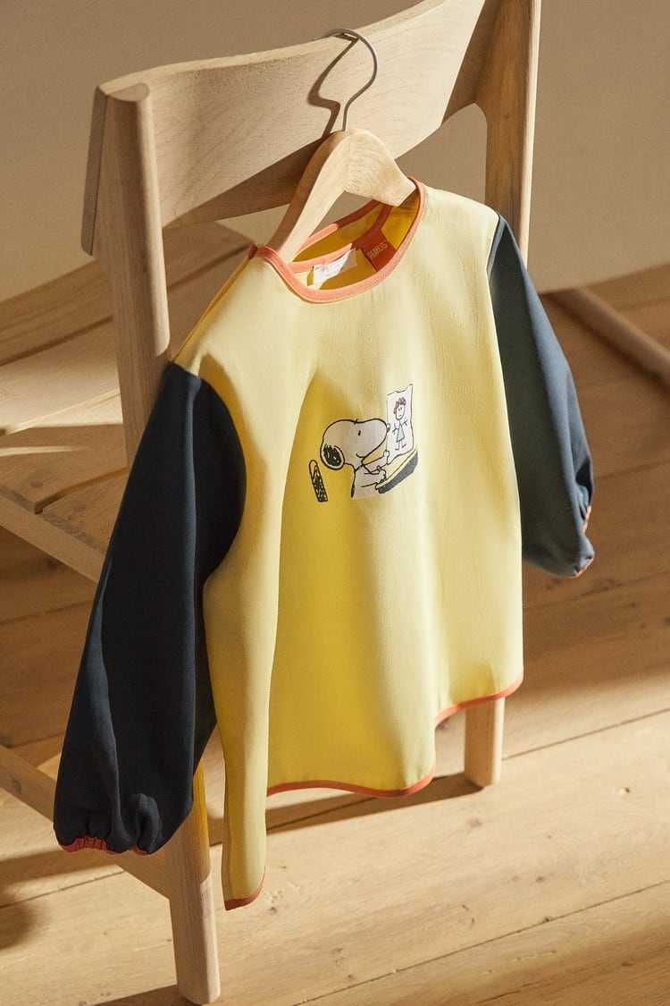 Śliniak z rękawami ZARA HOME KIDS Peanuts NOWY