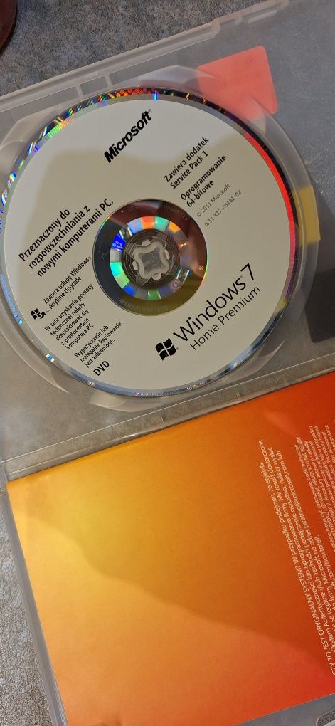 Windows 7 płyta dvd