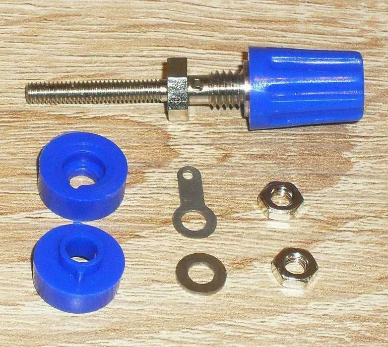 Zacisk laboratoryjny, gniazdo bananowe 4 mm, 16 A, 50 V, Deltron 552