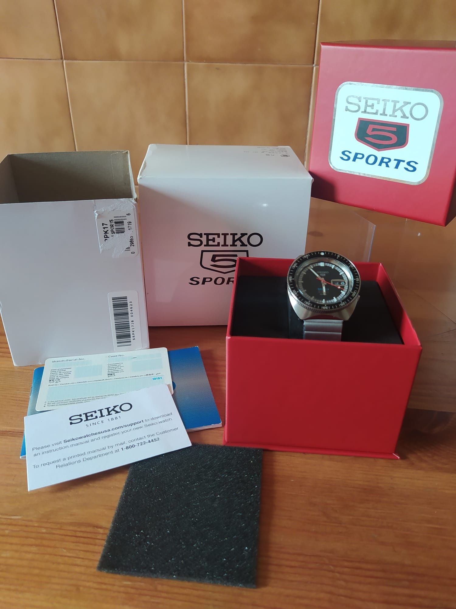 *NOVO* Seiko RARO srpk17j Limited edition Made in Japan