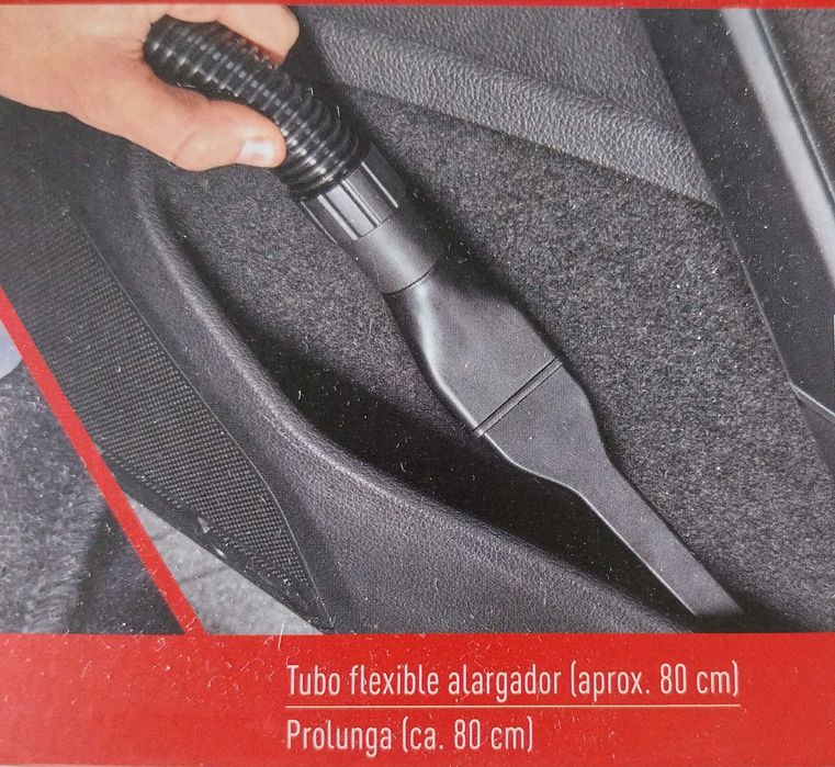 Aspirador de mão 12V para carro