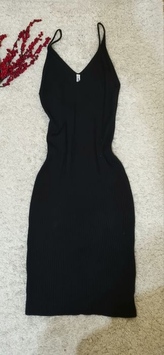 Сукня/плаття міді чорного кольору м-л