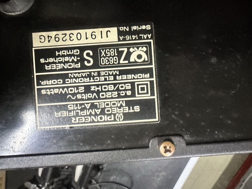 Pioneer amplituner  A115