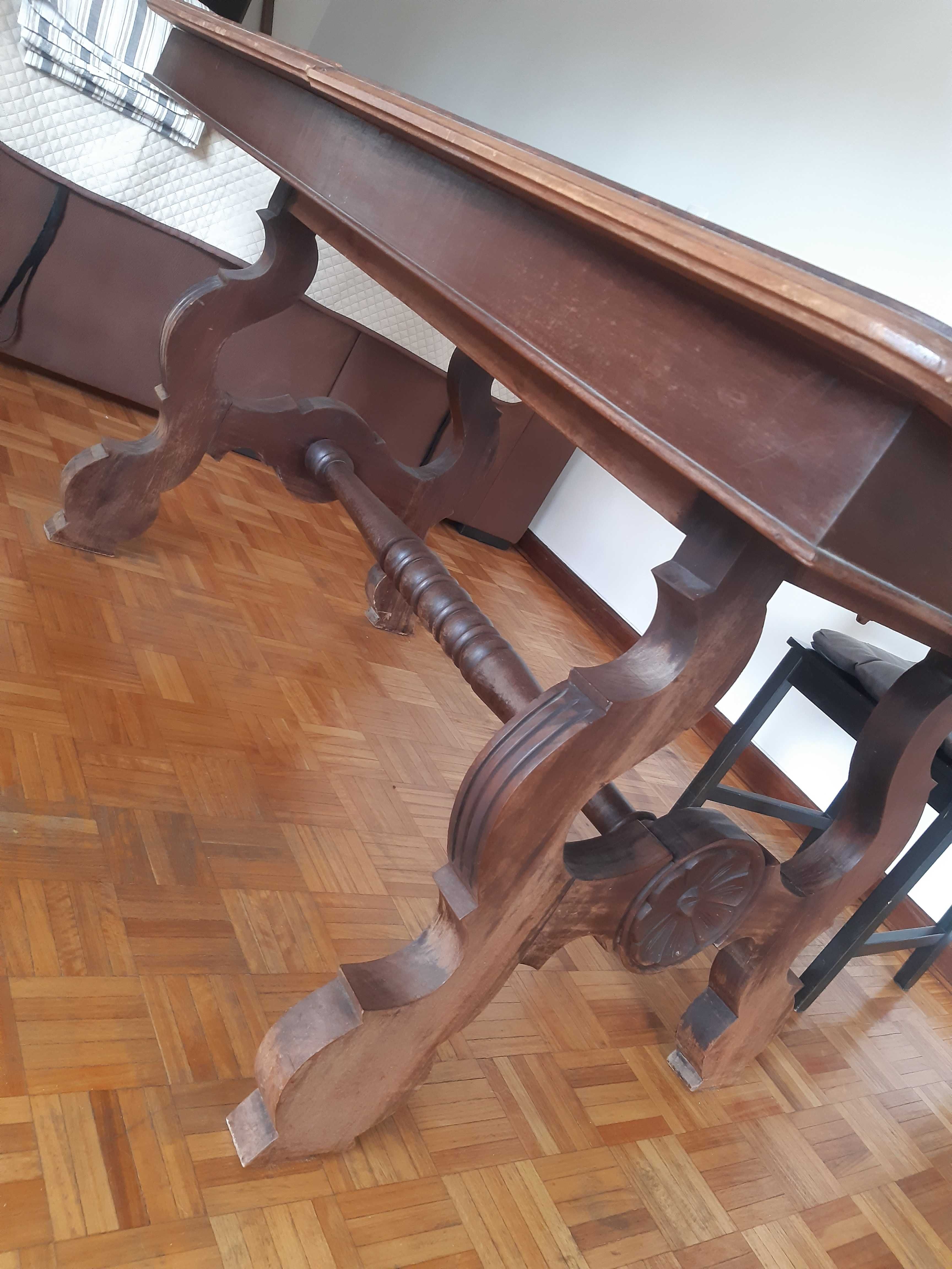 Mesa Rústica Antiga para Sala Cozinha