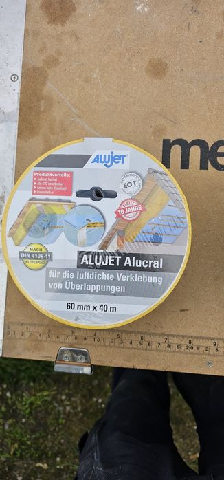 Taśmy do paroizolacj   firmy Alujet . PROFESIONALNE