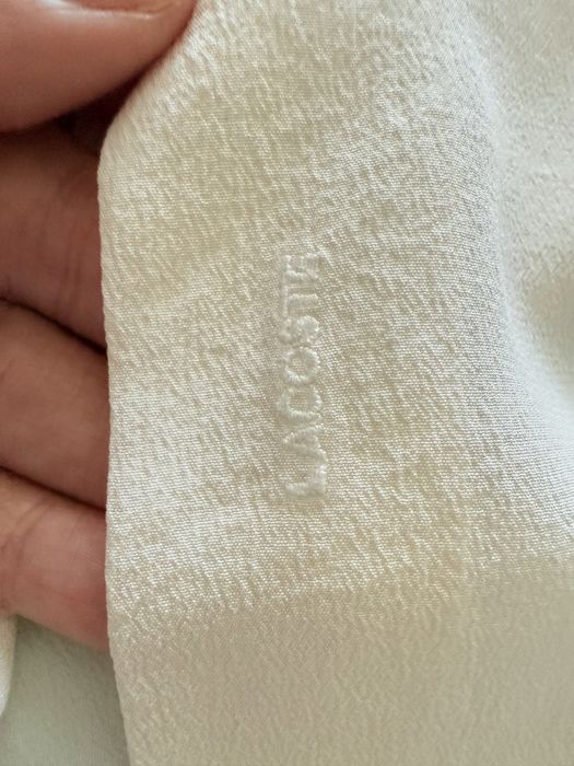 Продам шовкову блузку «lacoste” original, размер 36