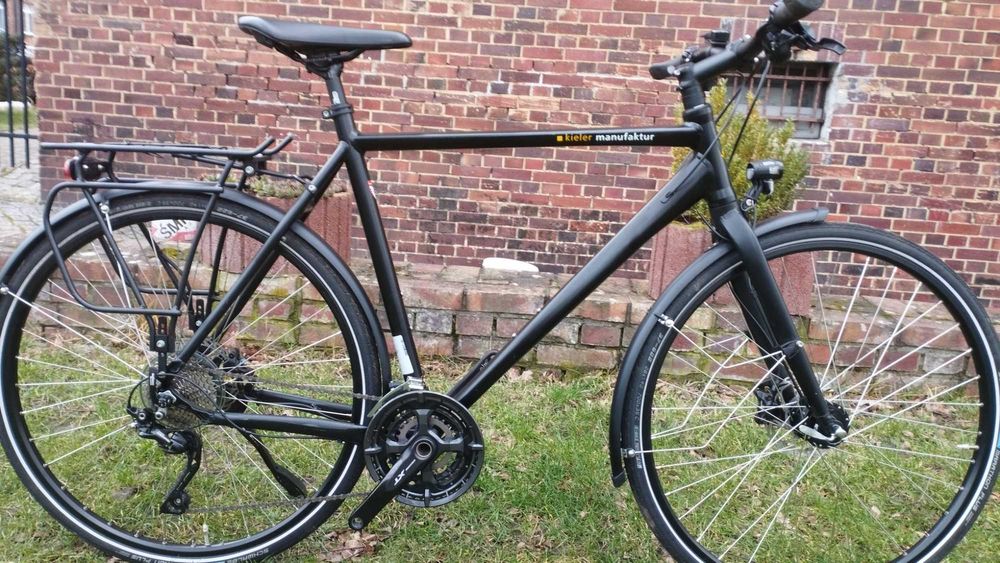 Super Manufaktura Kieler Deore 3x10 Ham-Tarcz LED Koła-28 ALU 60cm BDB