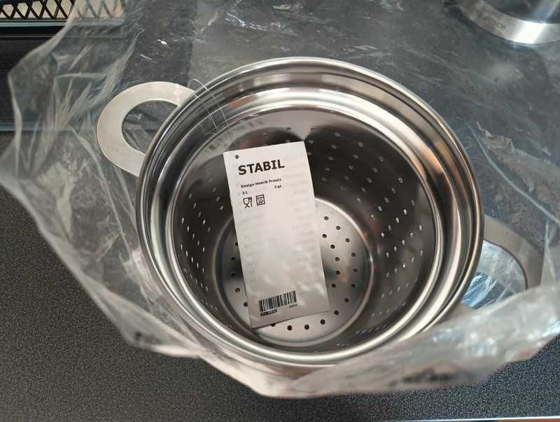 Ikea Stabil, durszlak, wkład do makaronu
