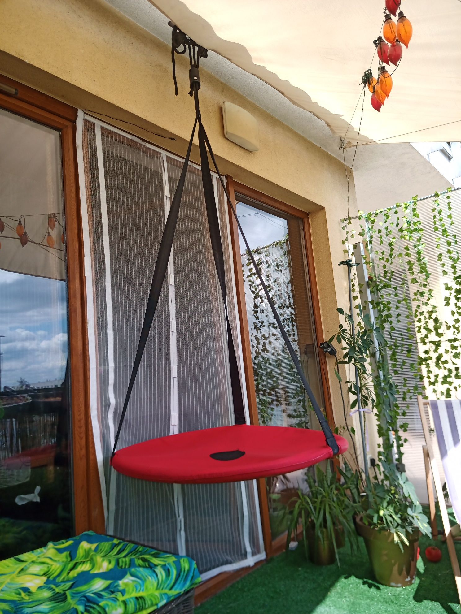 Huśtawka IKEA Svava sensoryczna do 70-80kg balkon taras ogródek