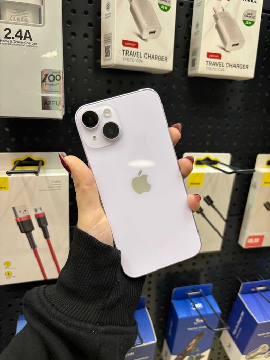 SUPER OKAZJA!!! iPhone 14 Purple 128GB / Gwarancja 24mies / Raty 0%