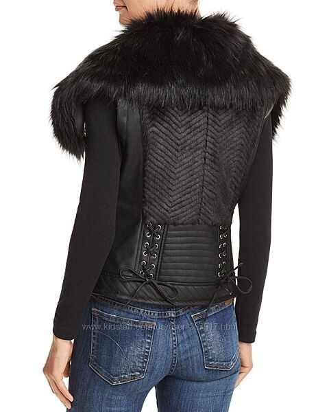 Жилетка  Guess Sleeveless Posh Faux-Fur Vest In оригінал