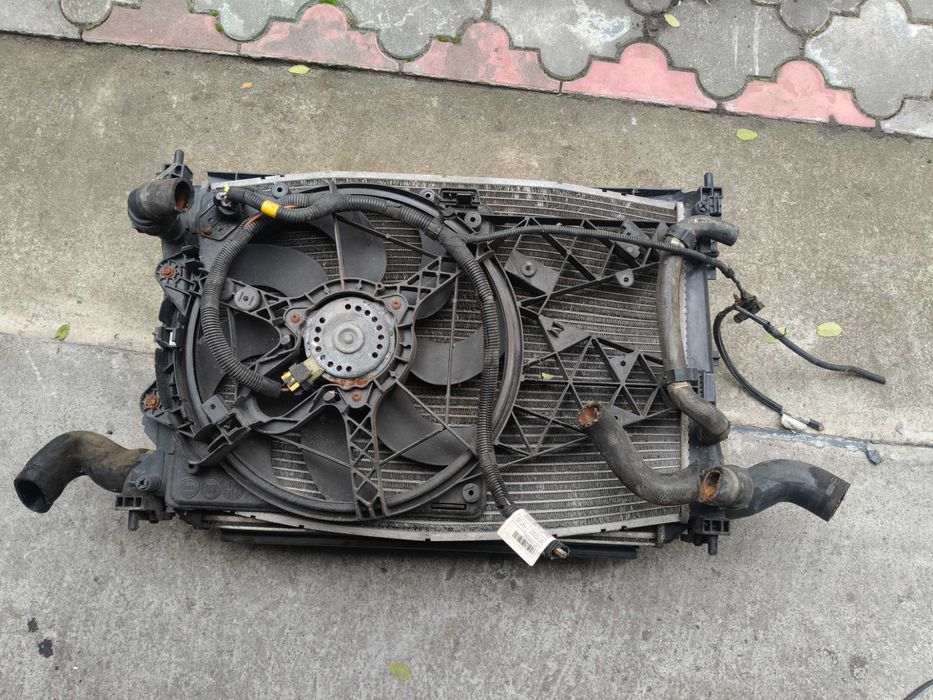 Chłodnice wentylator belka zderzaka Opel Combo D, Fiat Doblo II, 1.3D