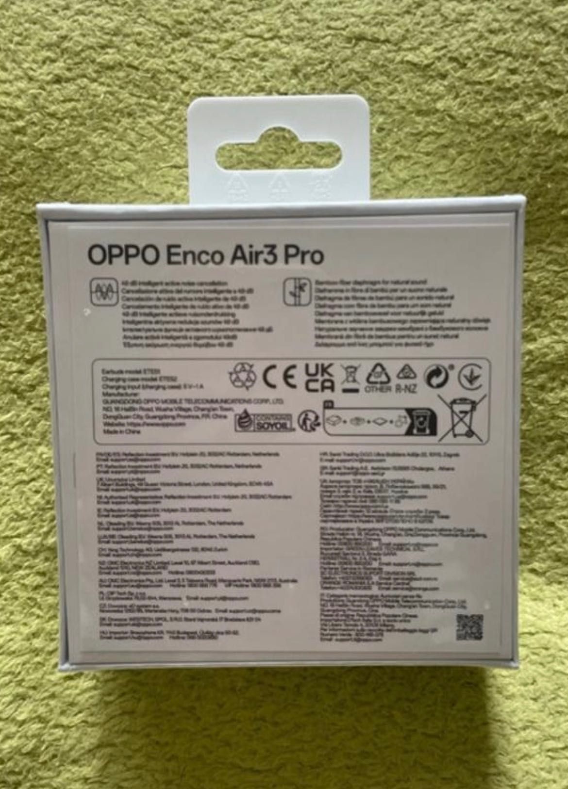 Słuchawki Oppo Enco Air3 pro