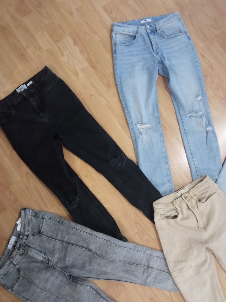 Zestaw spodni jeansowych 36 38 warto