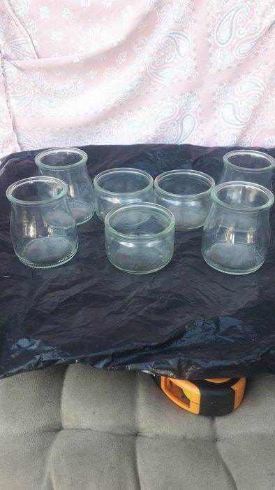 Йогуртниці, спеціальні склянні баночки- 0.09 і 1.25л