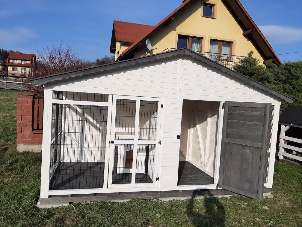 Kojec dla psa drewniany