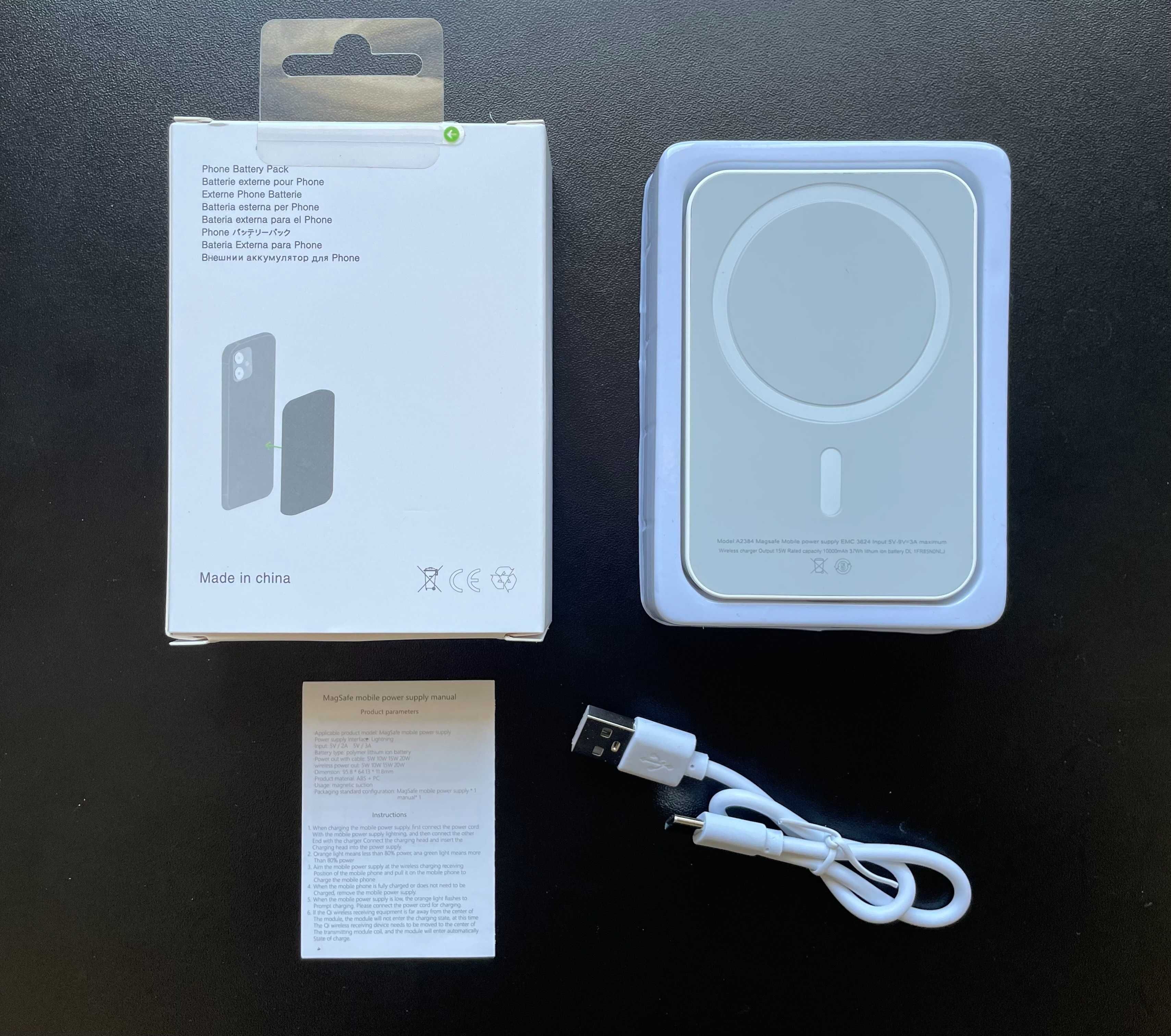 PowerBank MagSafe battery Pack 10000mAh-5000mAh