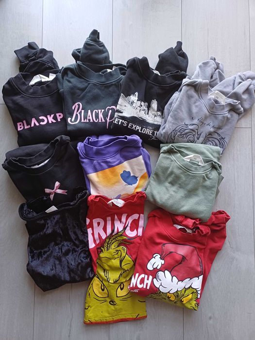 Paka dziewczęcych ubrań rozmiar 146 i 152 H&M, Reserved, 4F i inne