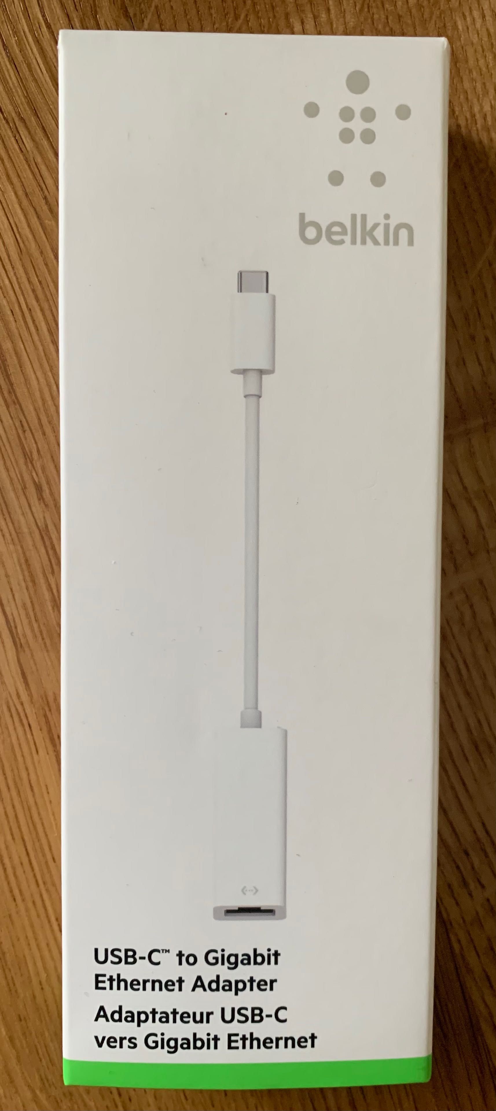 Адаптер Belkin USB-C в Gigabit Ethernet