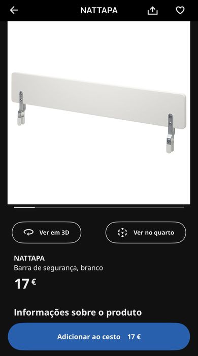 Cama indiv/dupla Agotnes cor branca 80x200cm + 2 colchões