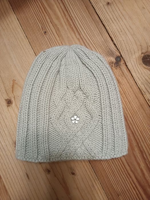 Czapka szara ciepła