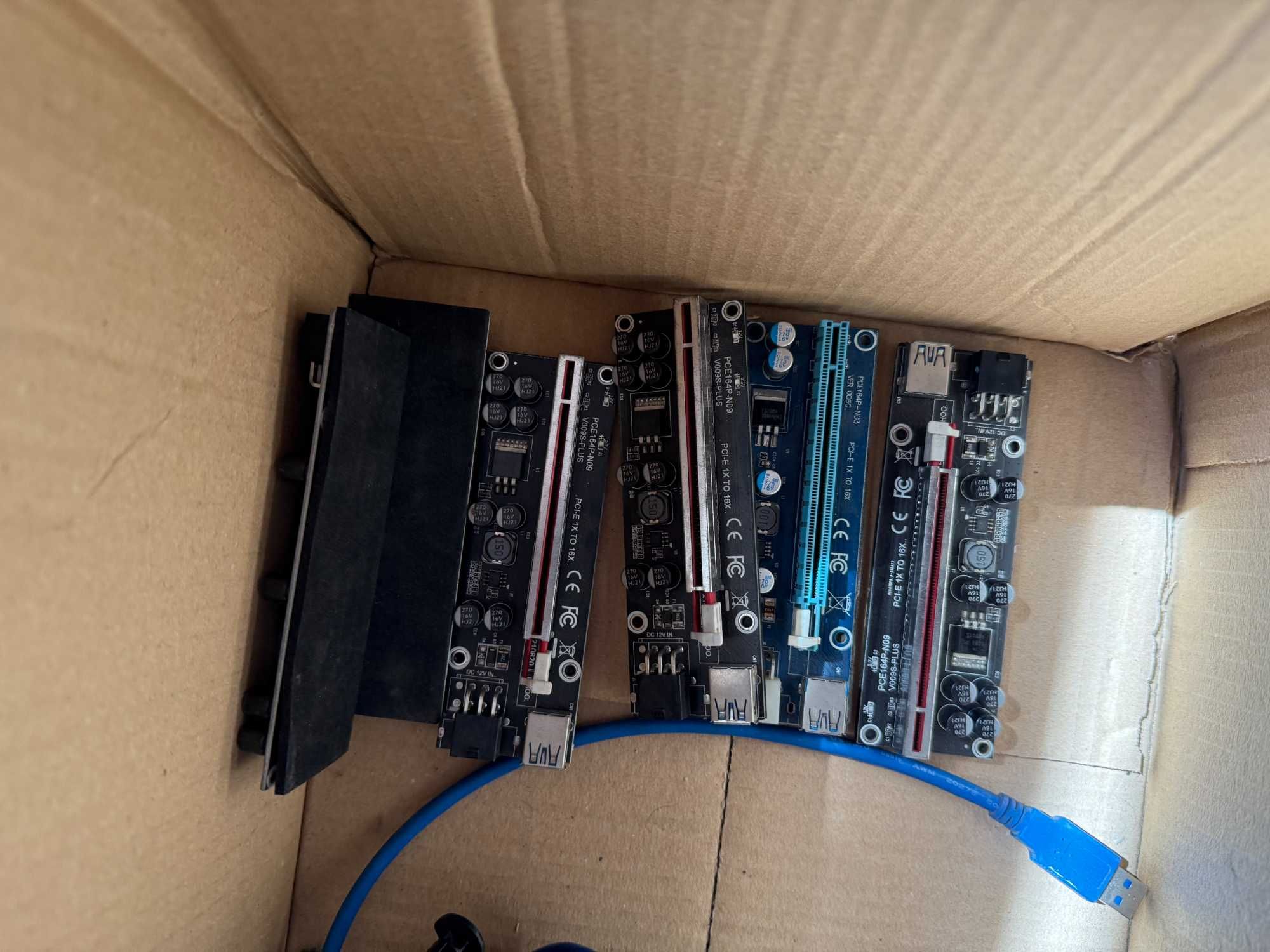 Płyta główna Koparka h110 pro btc+, zasilacz, stelaż montażowy