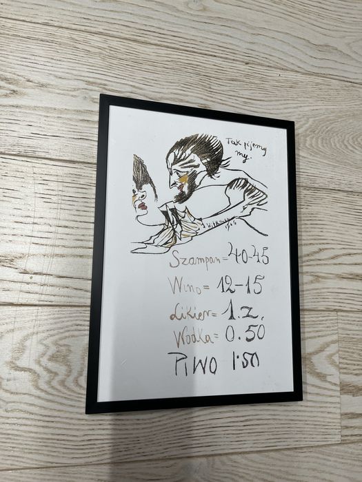 Witkacy obraz druk w ramce