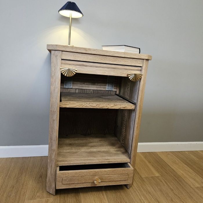 Komoda dębowa wąska