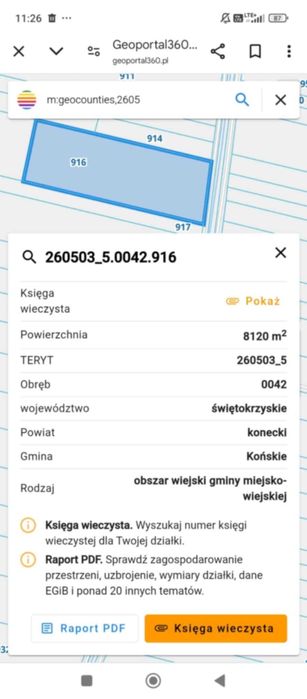 Sprzedam dwie działki rolne